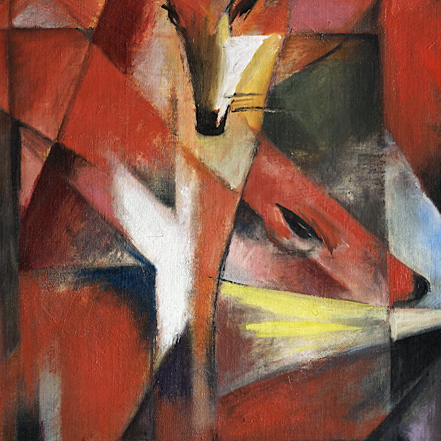 Franz Marc's Foxes (1913) famous