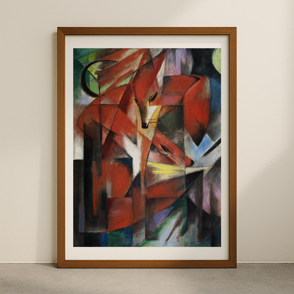 Franz Marc's Foxes (1913) famous