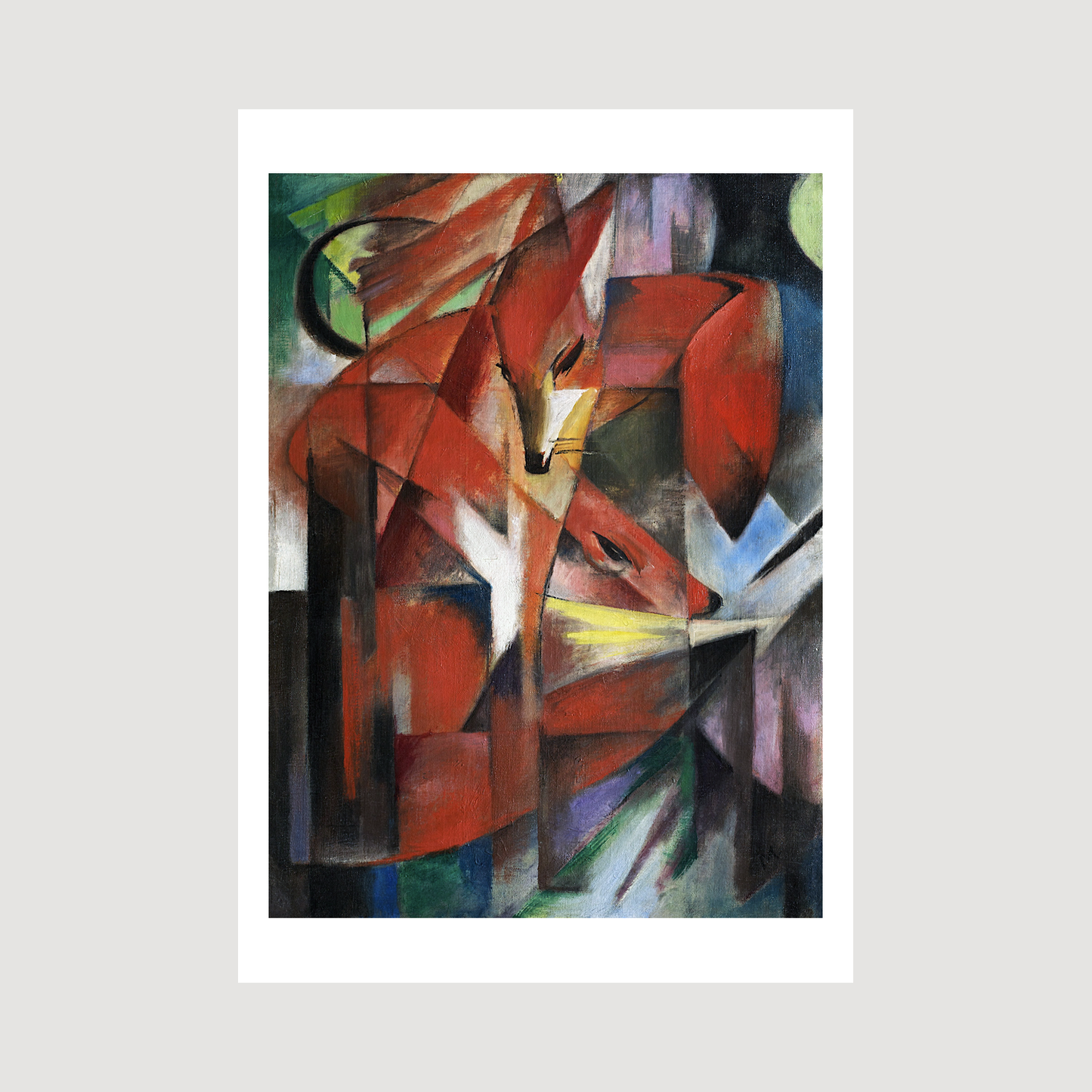 Franz Marc's Foxes (1913) famous