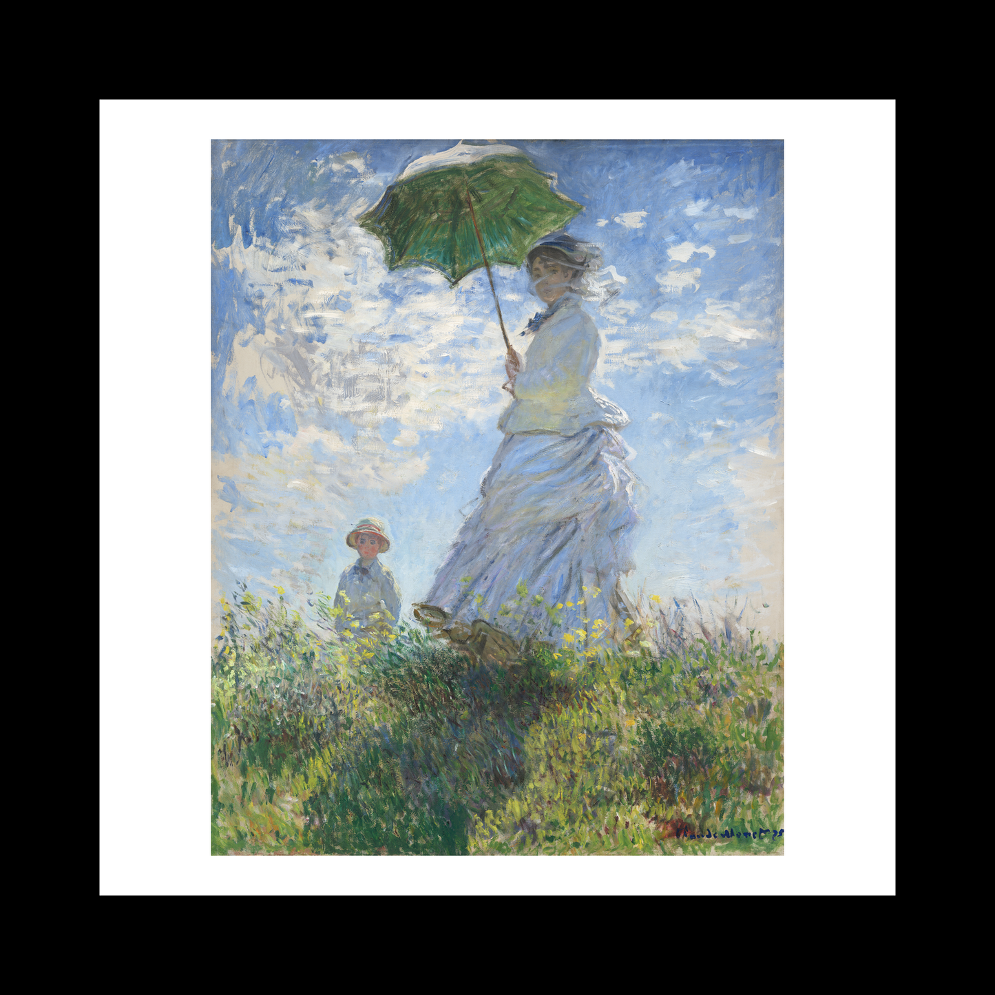 Madame Monet and Her Son (1875)