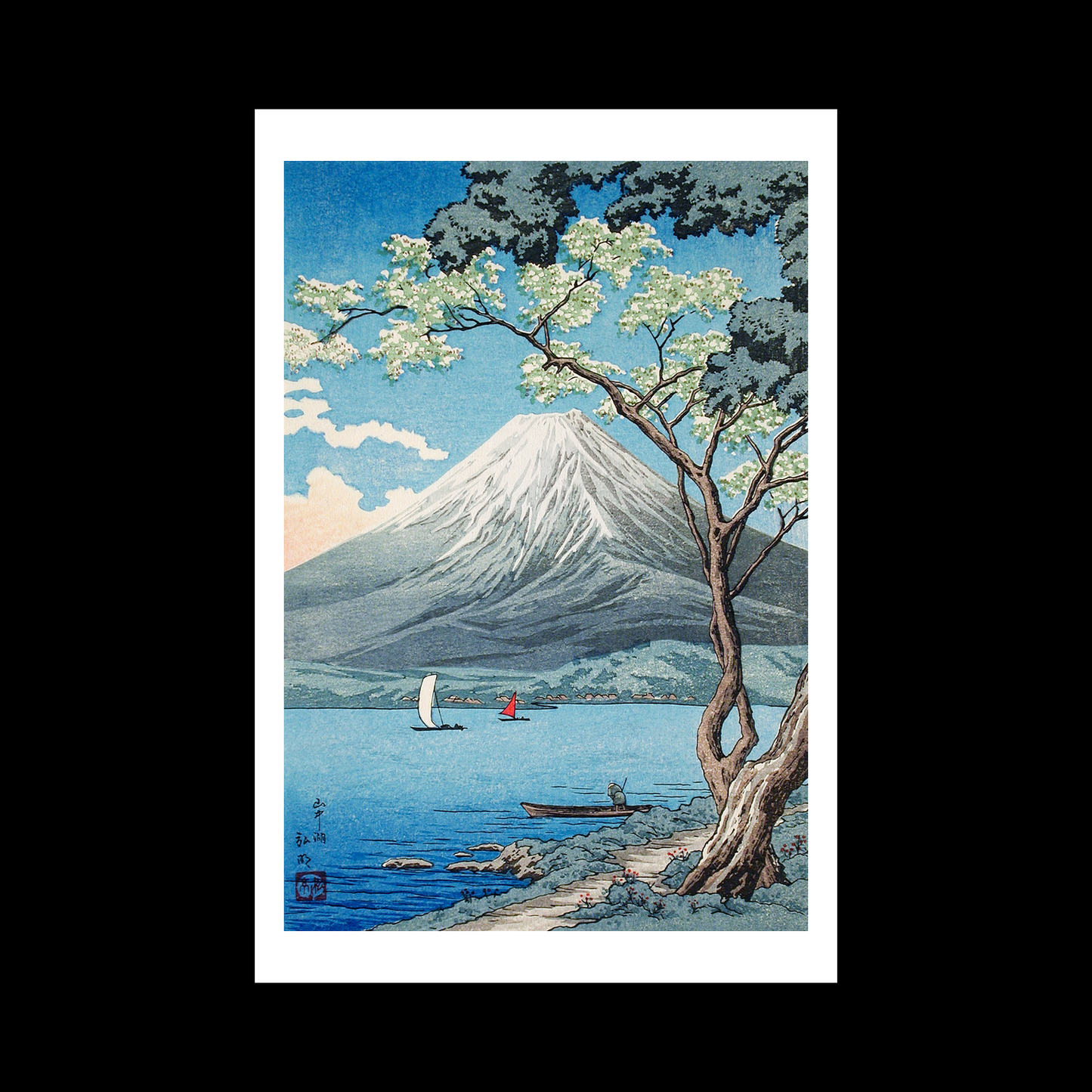 Mount Fuji from Lake Yamanaka