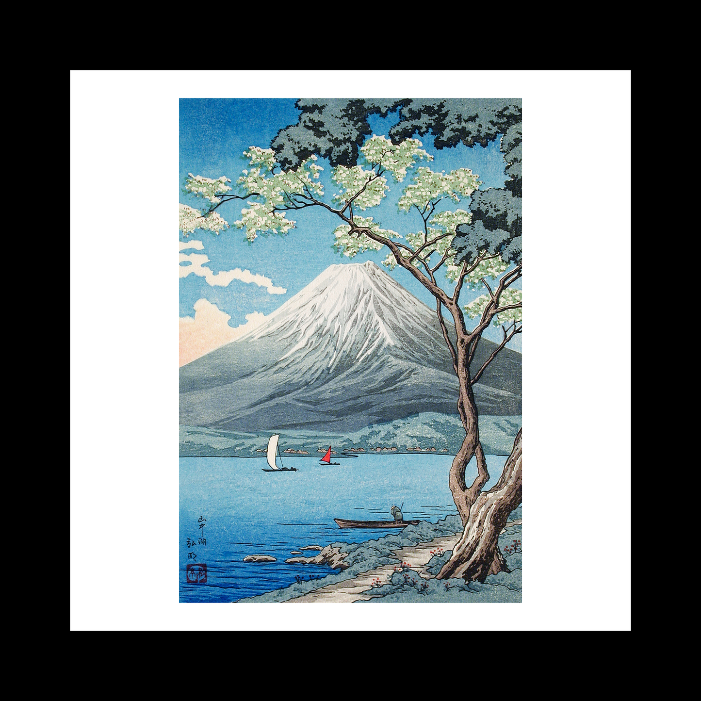 Mount Fuji from Lake Yamanaka