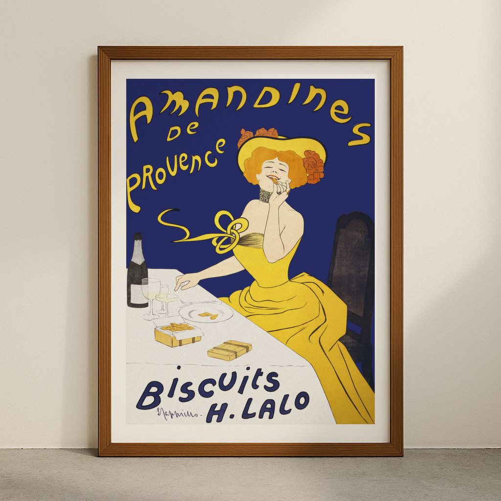 Woman eating almond cookies (ca.1900)