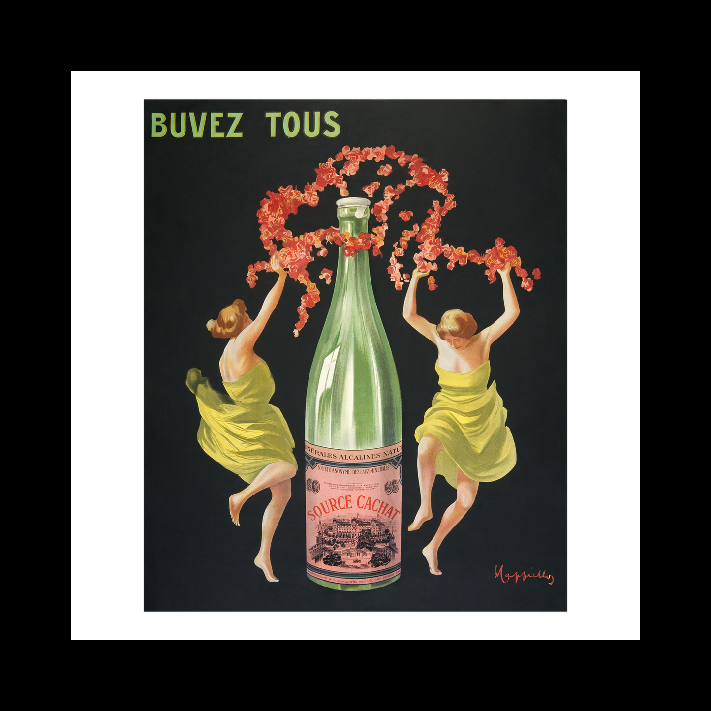 Drink all Evian-Cachat (ca.1912) print