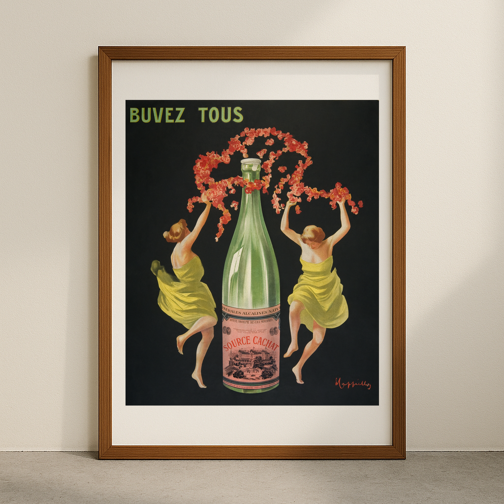 Drink all Evian-Cachat (ca.1912) print