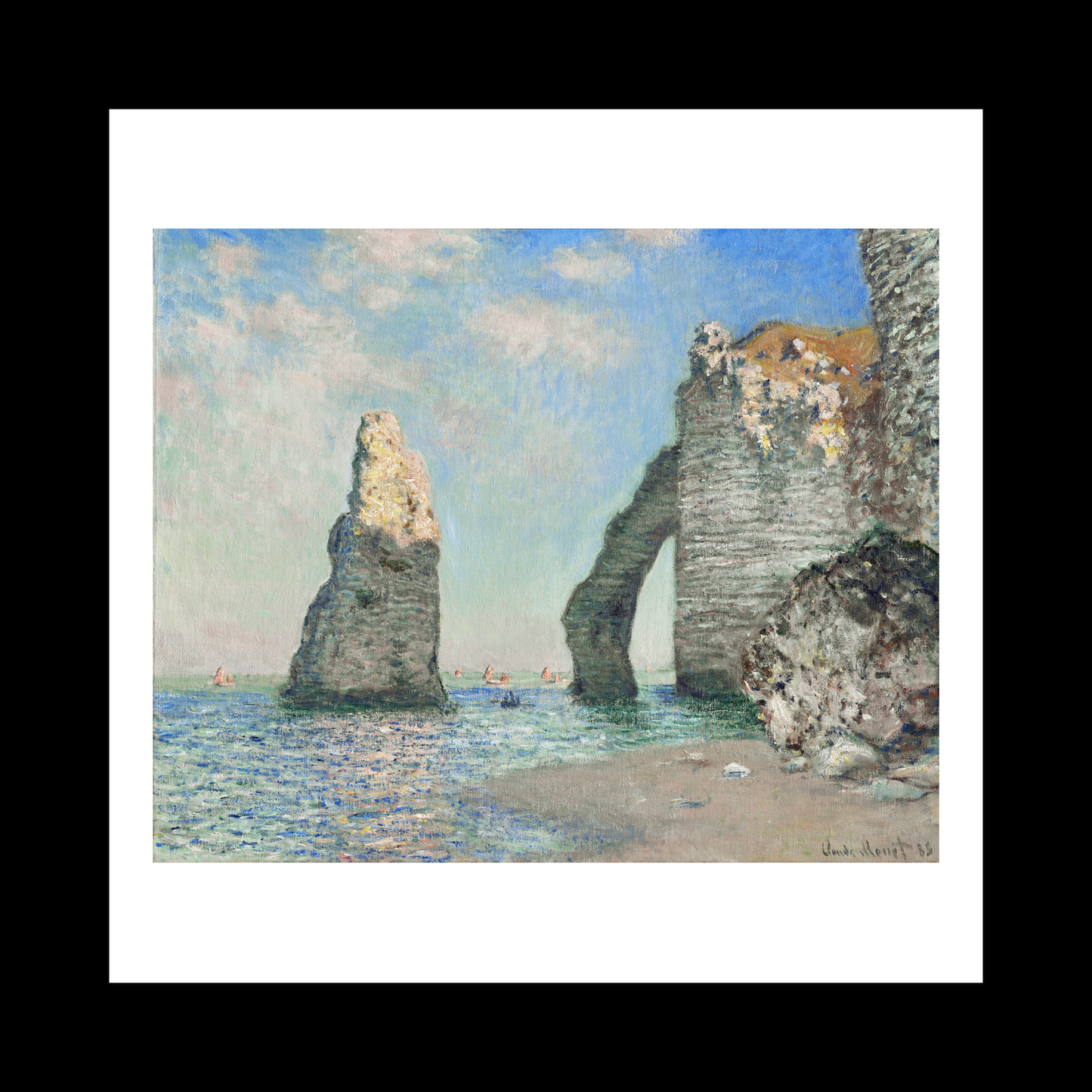 The Cliffs at Étretat (1885)