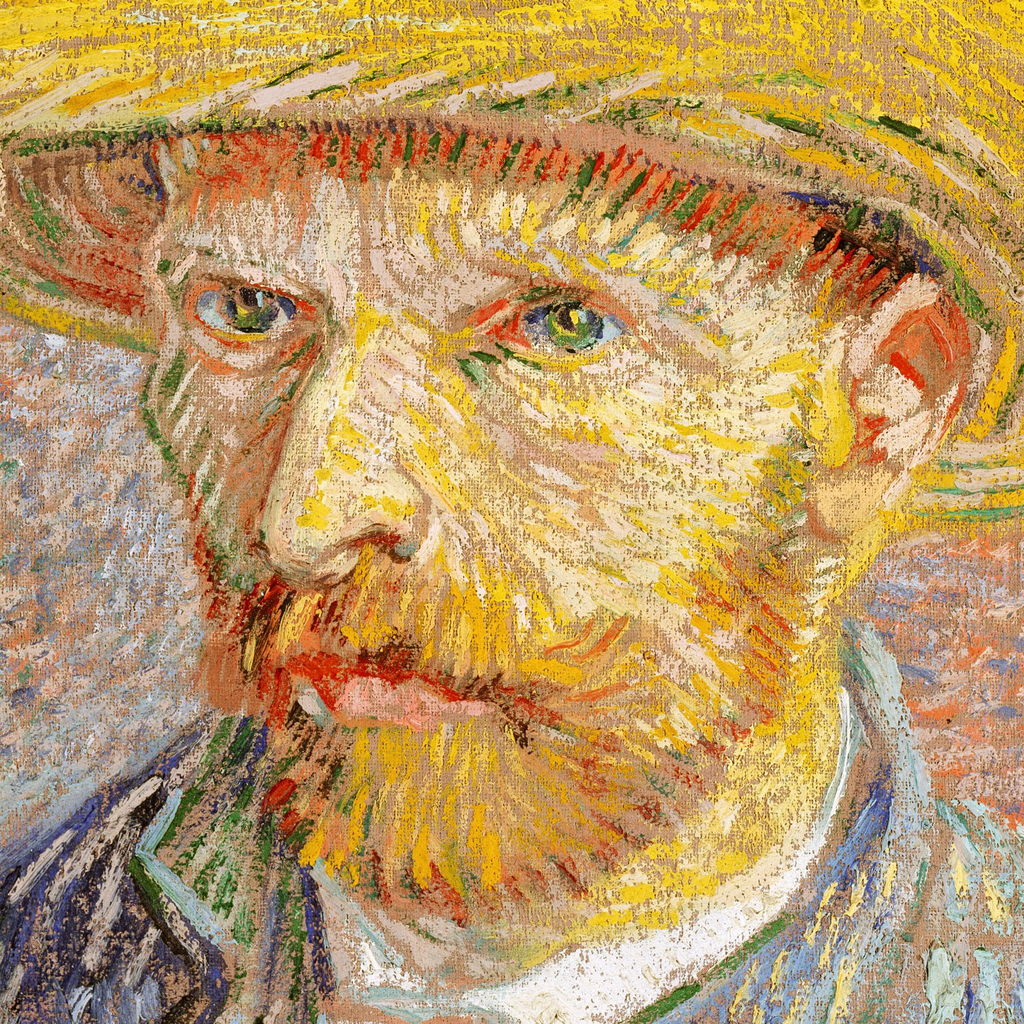 Self-Portrait Straw Hat (1887)