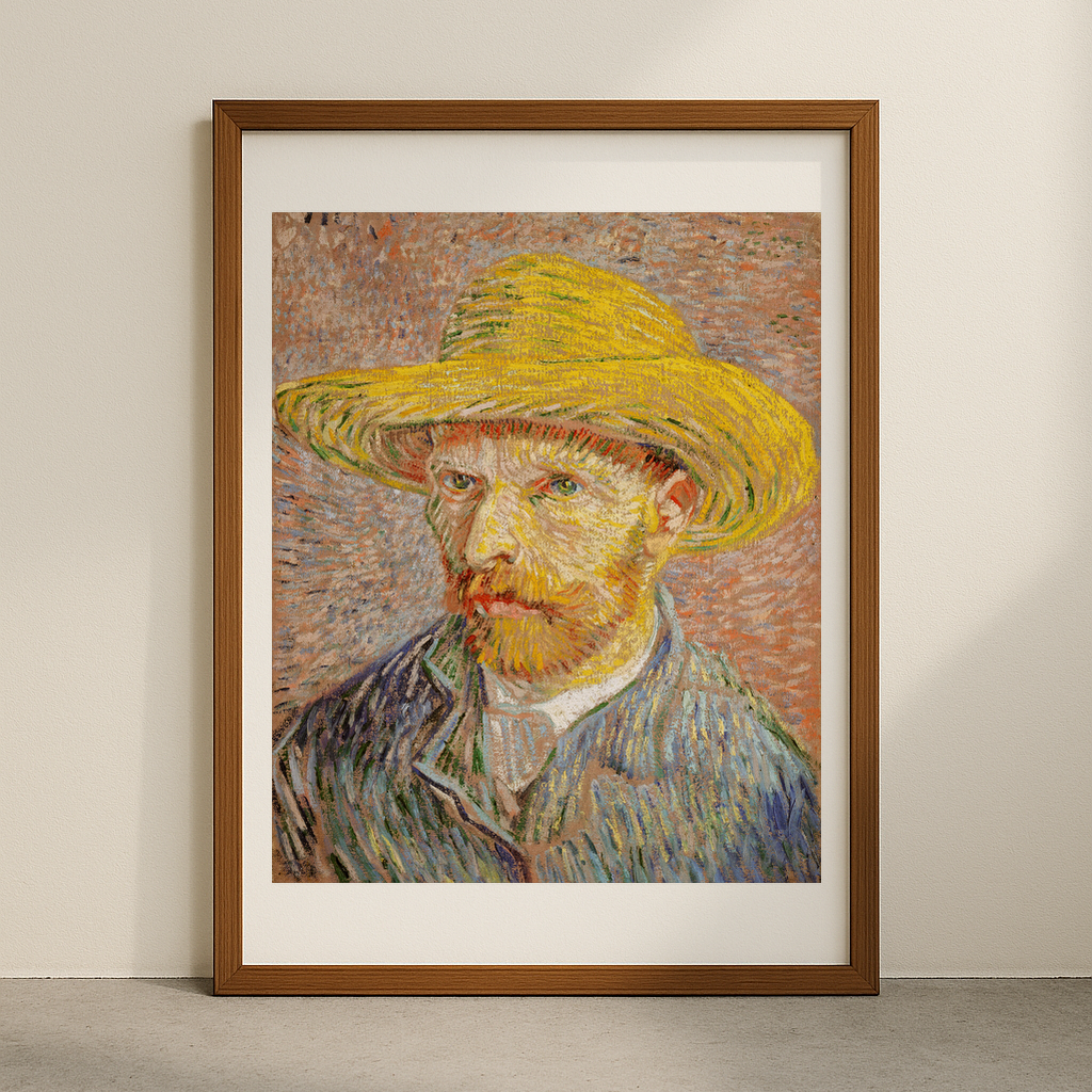 Self-Portrait Straw Hat (1887)