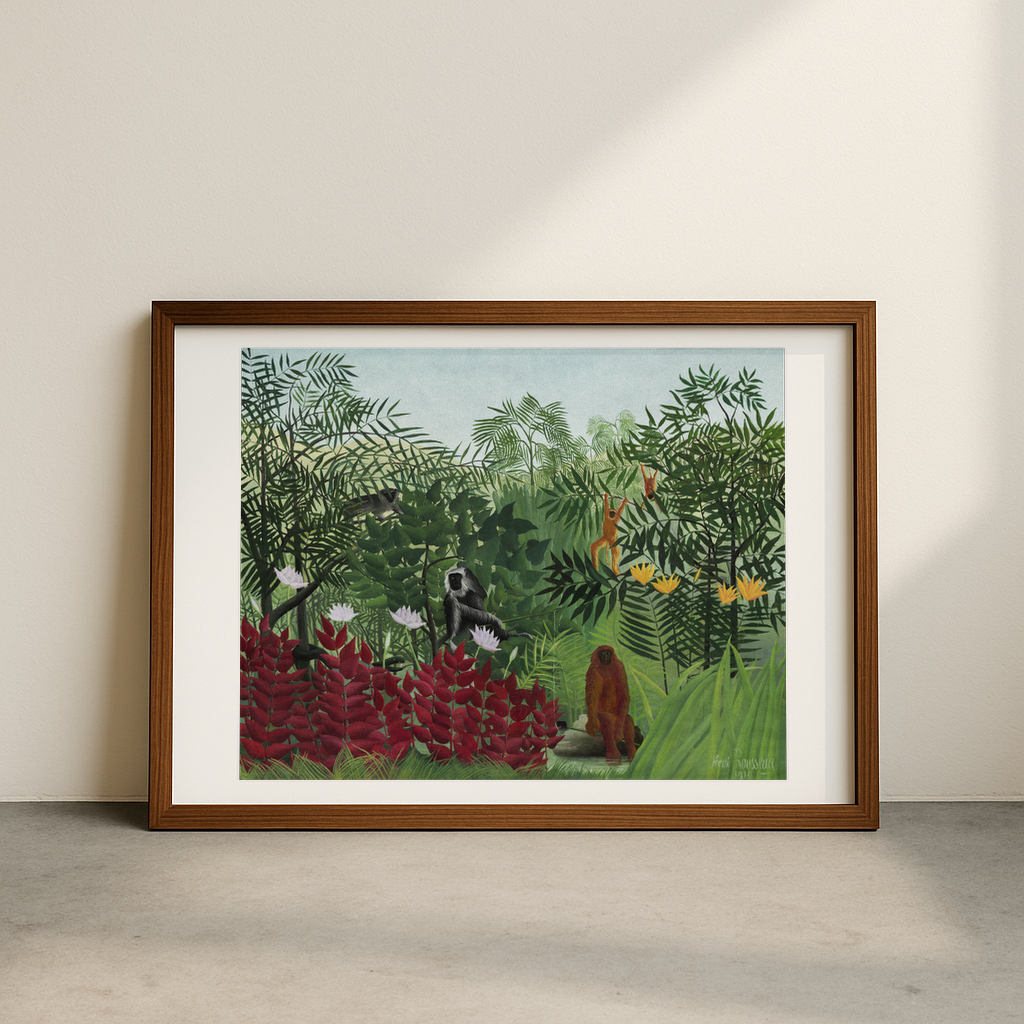 Tropical Forest with Monkeys