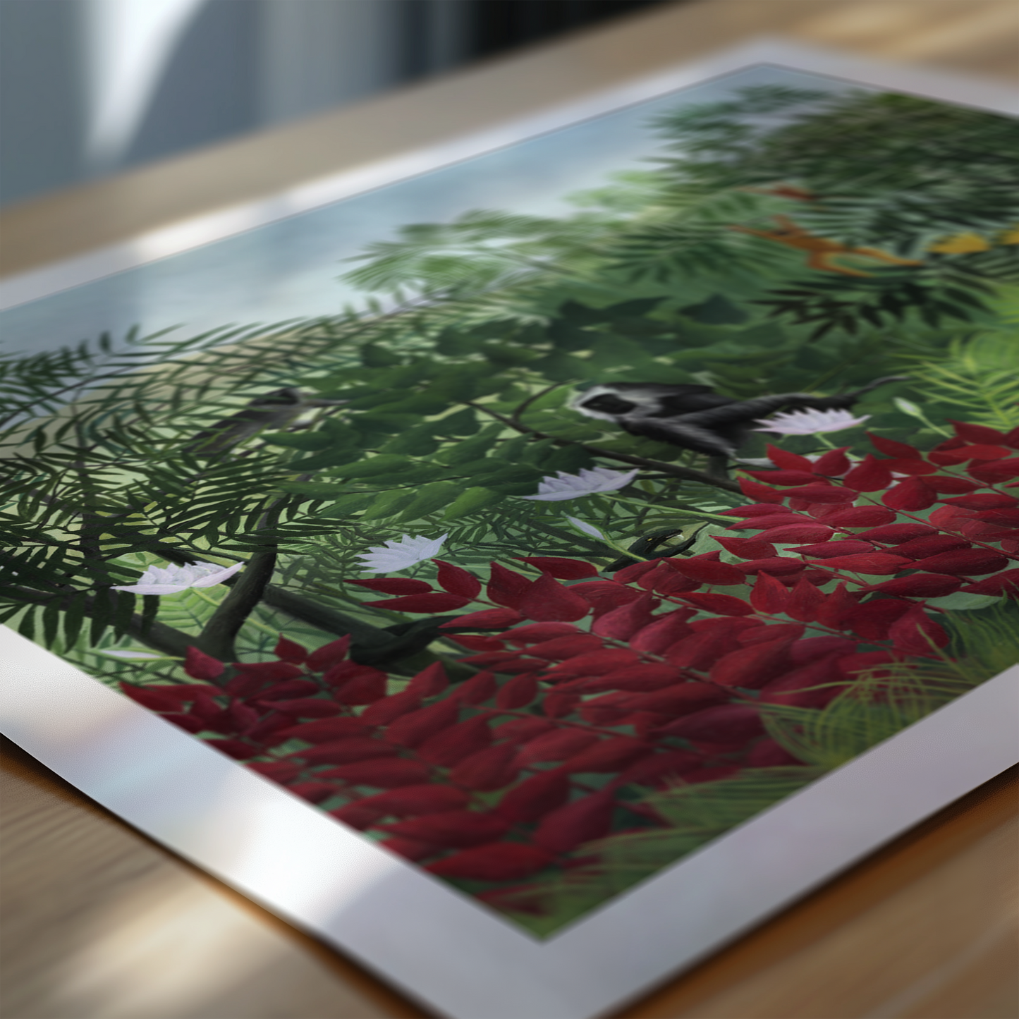 Tropical Forest with Monkeys