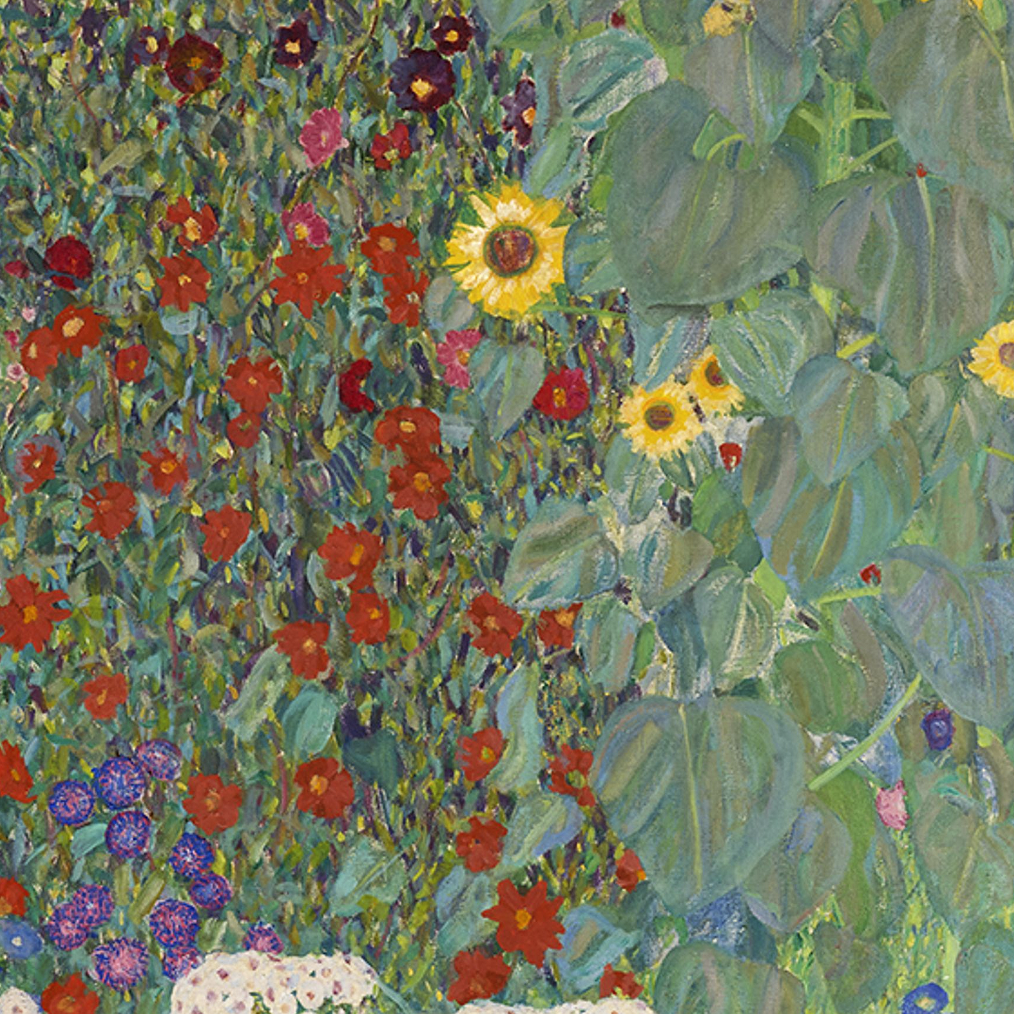 Farm Garden Sunflowers