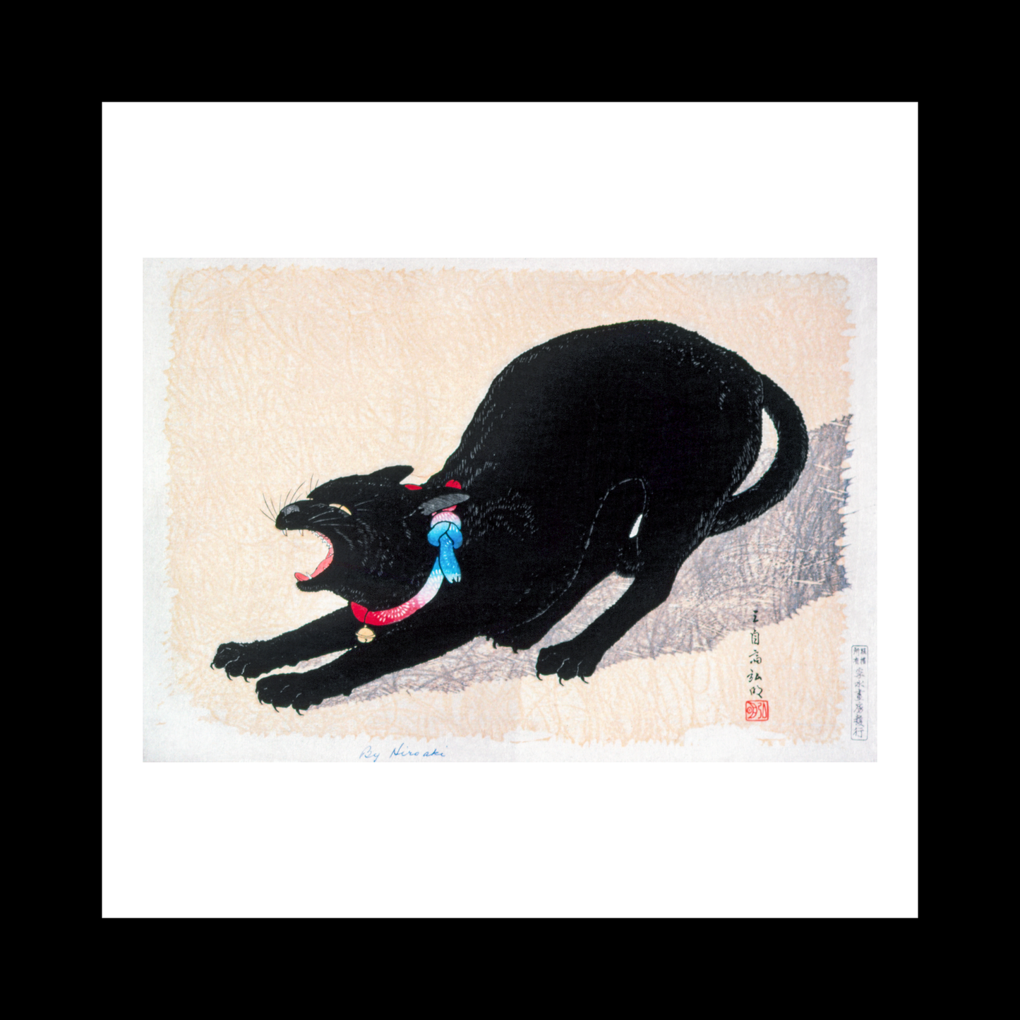 Black Cat Hissing