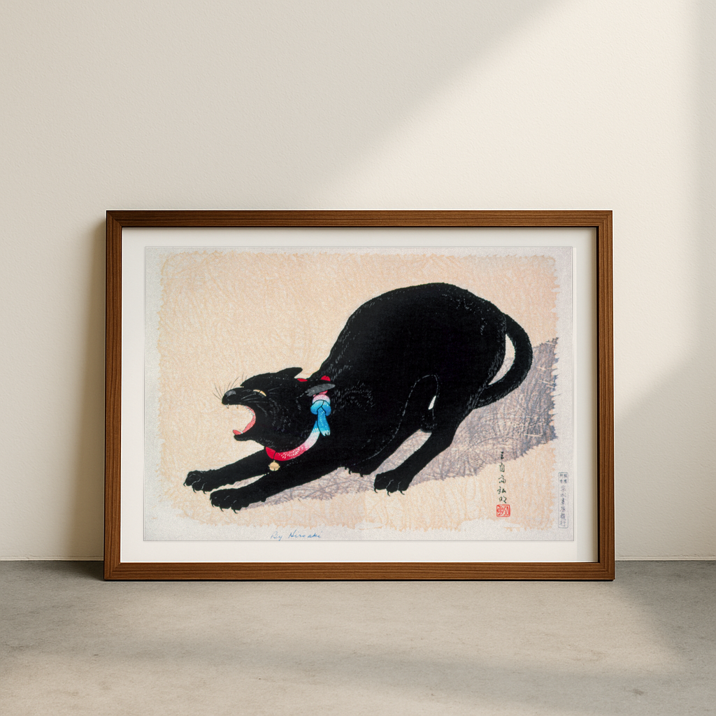 Black Cat Hissing