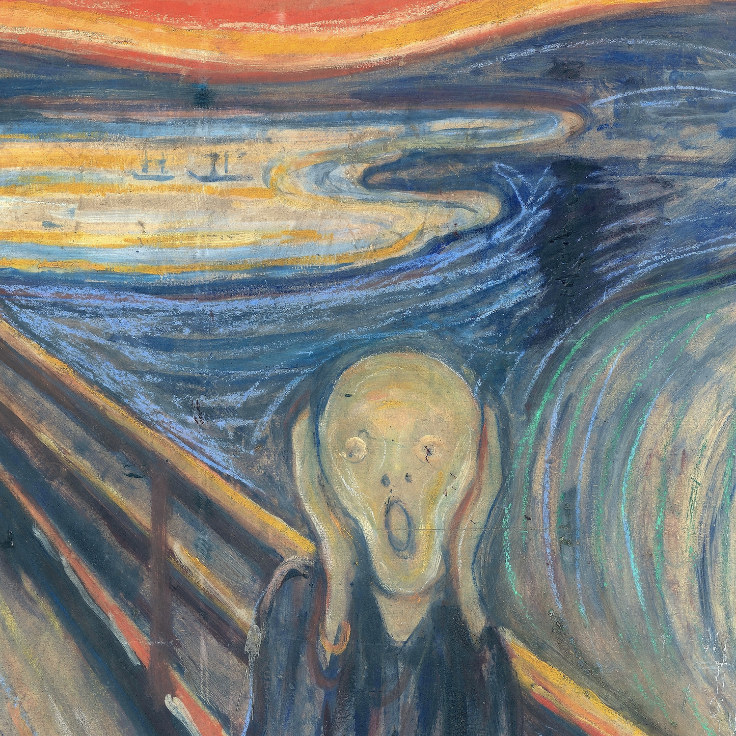 Edvard Munch's famous paintings. Original