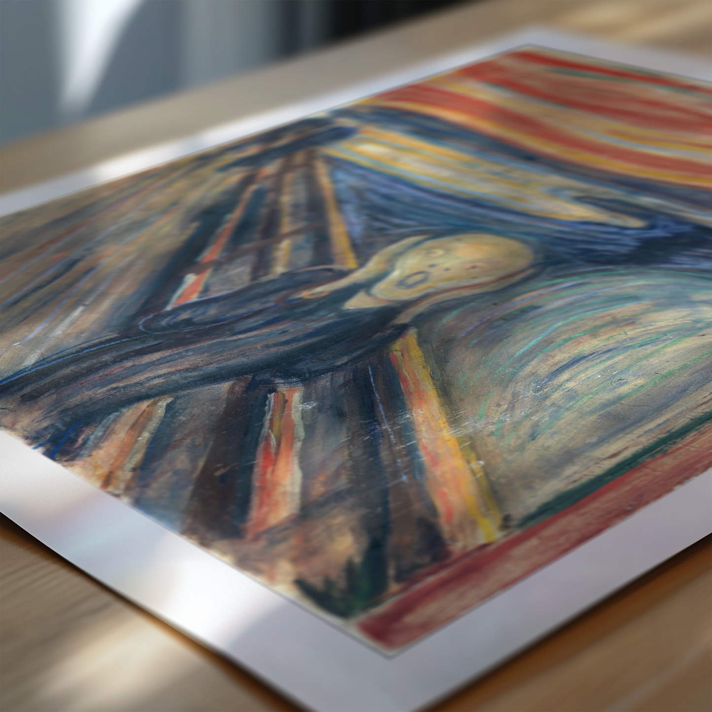 Edvard Munch's famous paintings. Original
