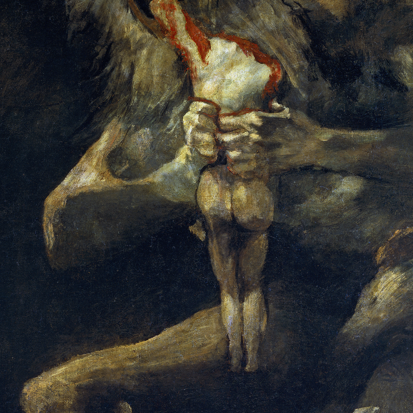 Francisco Goya's Saturn Devouring His