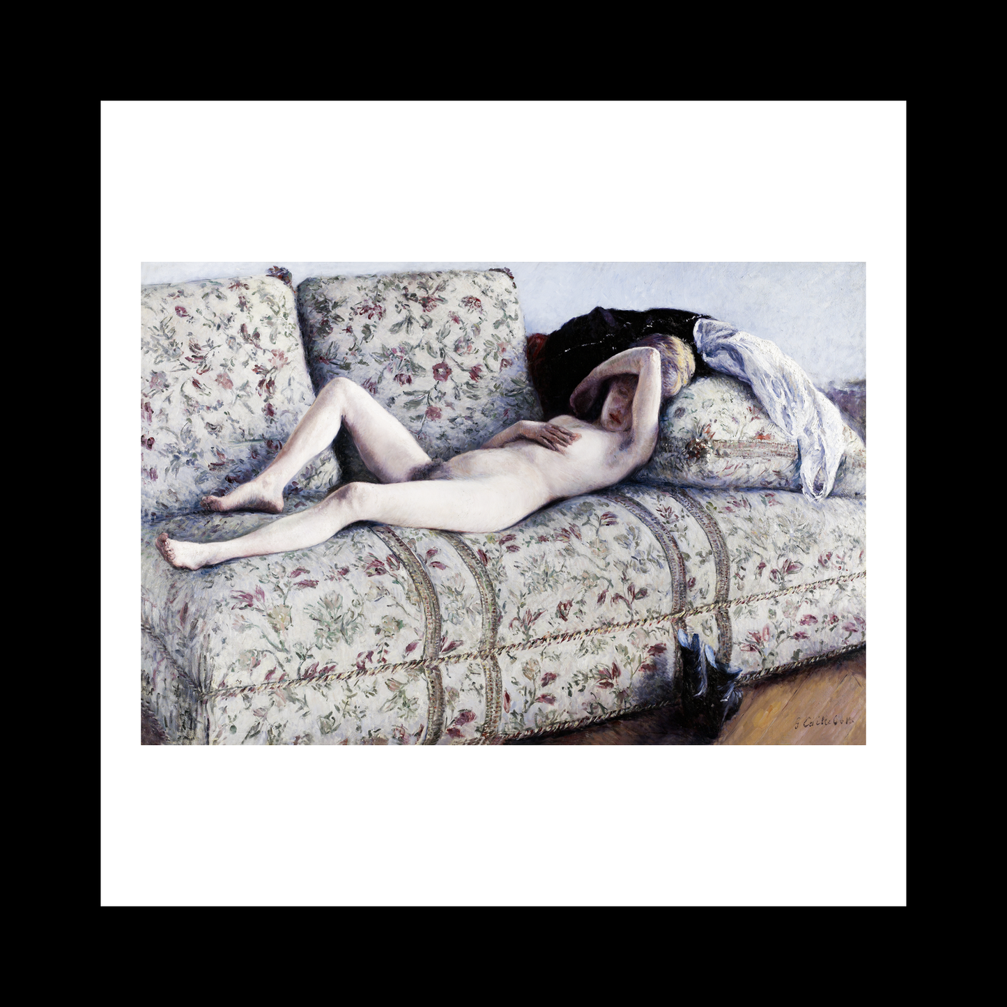 Nude Couch (ca. 1880) painting