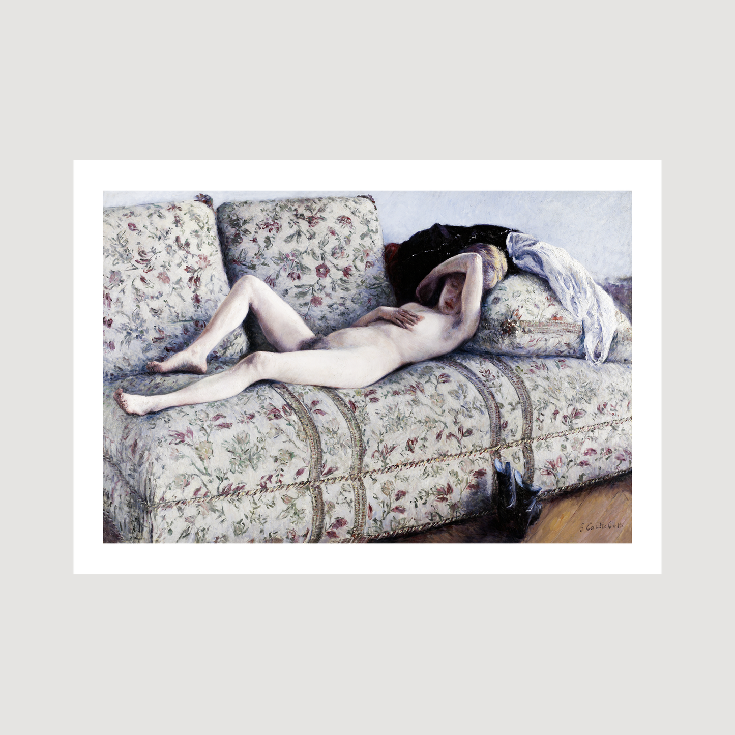 Nude Couch (ca. 1880) painting