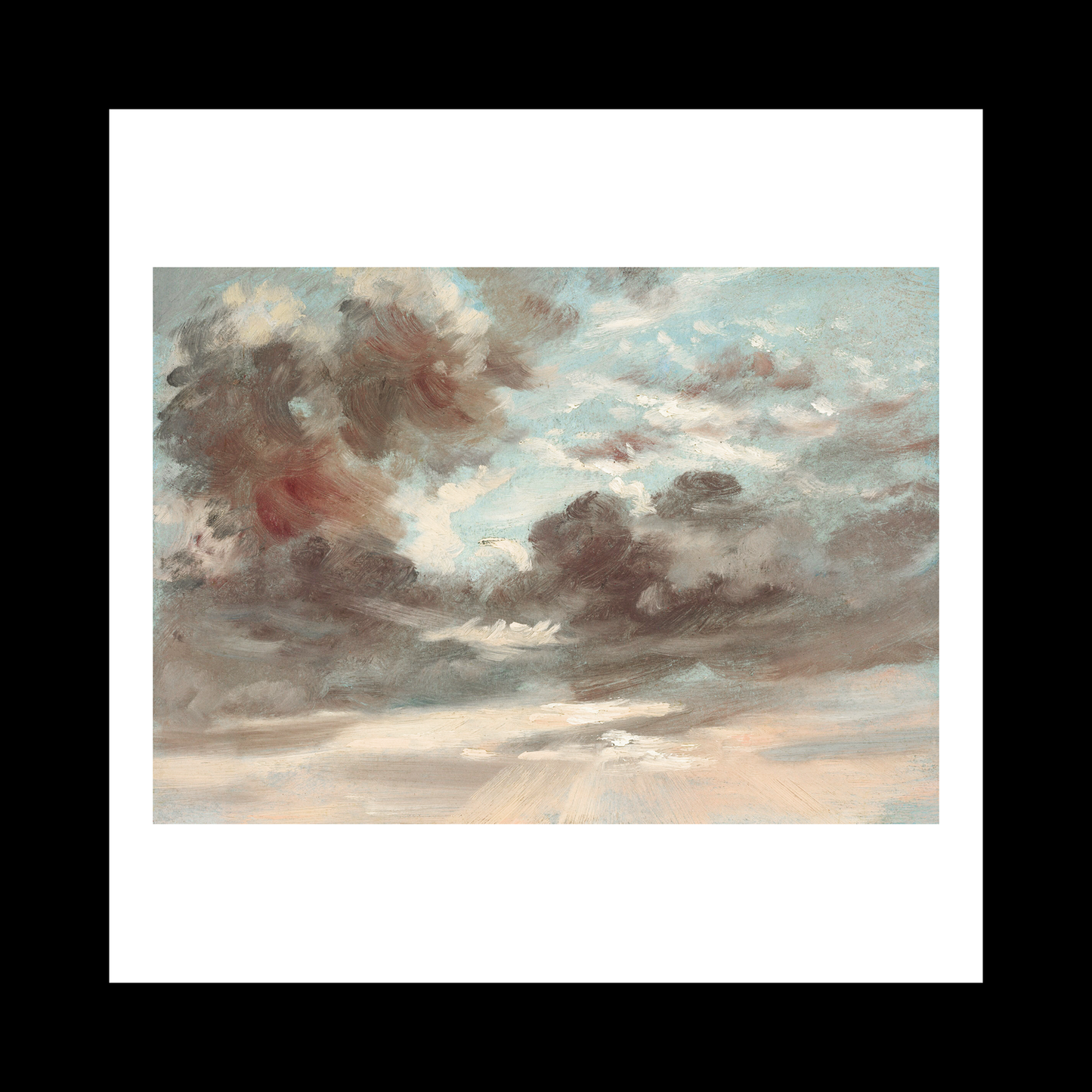 Cloud Study, Stormy Sunset (1821-1822)