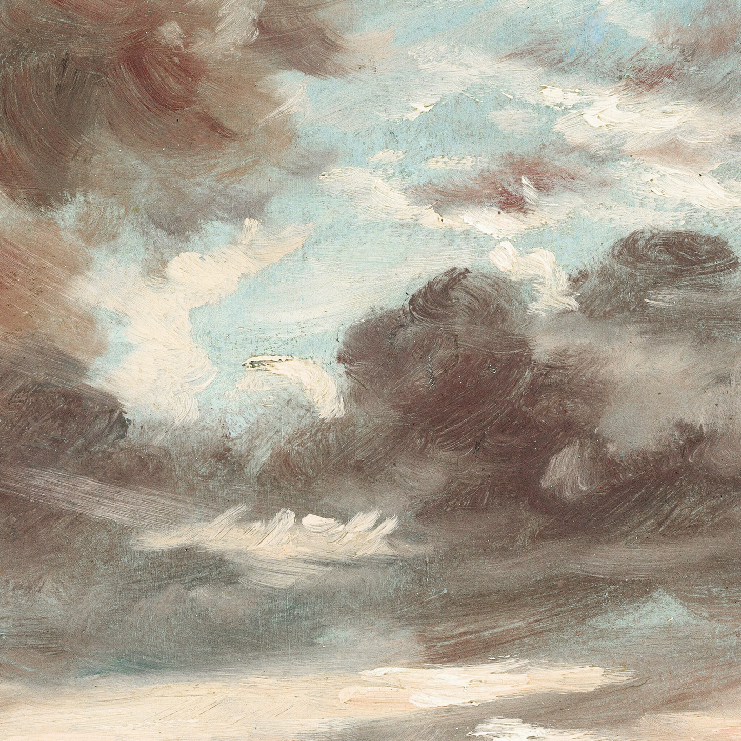 Cloud Study, Stormy Sunset (1821-1822)