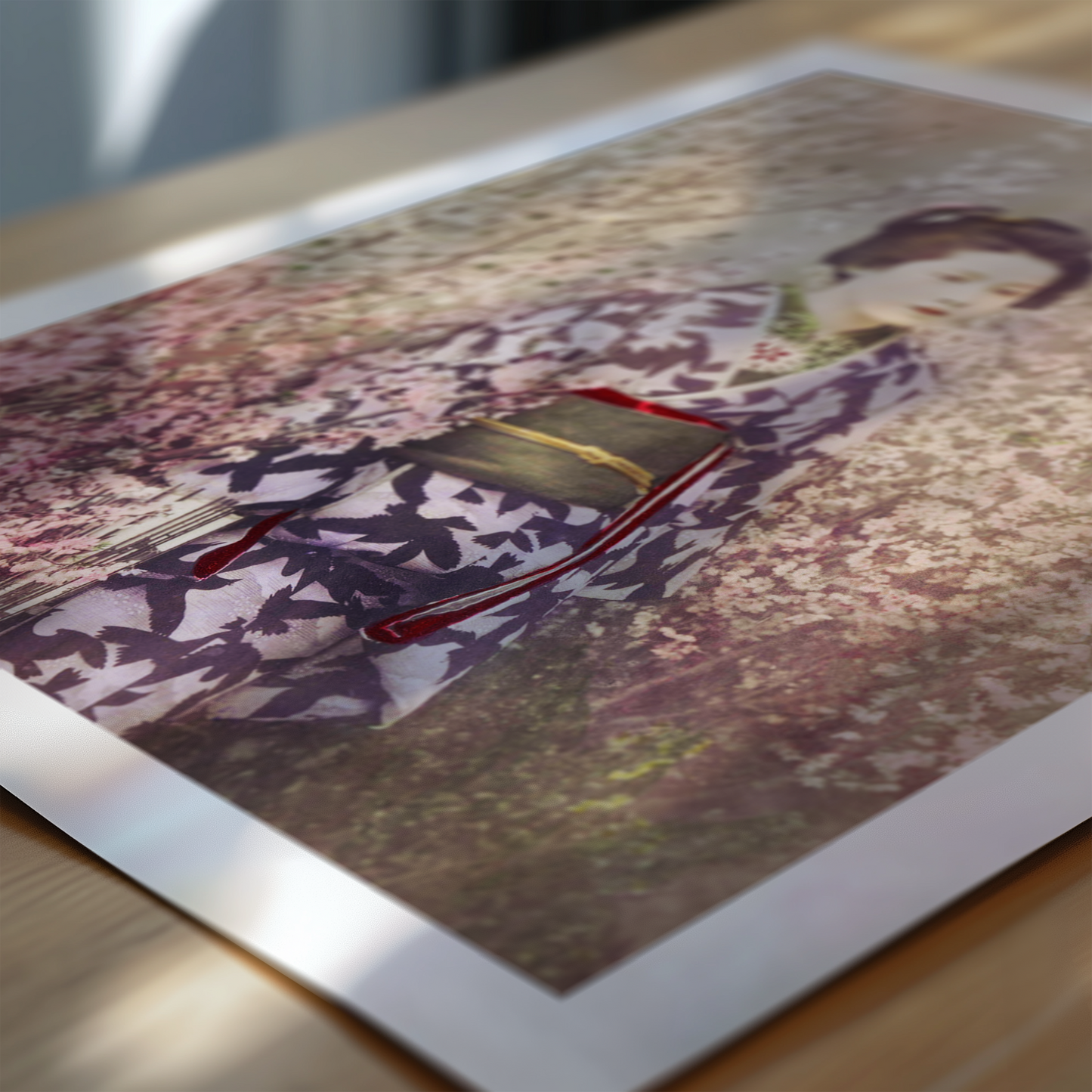Beautiful photomechanical prints Geisha and