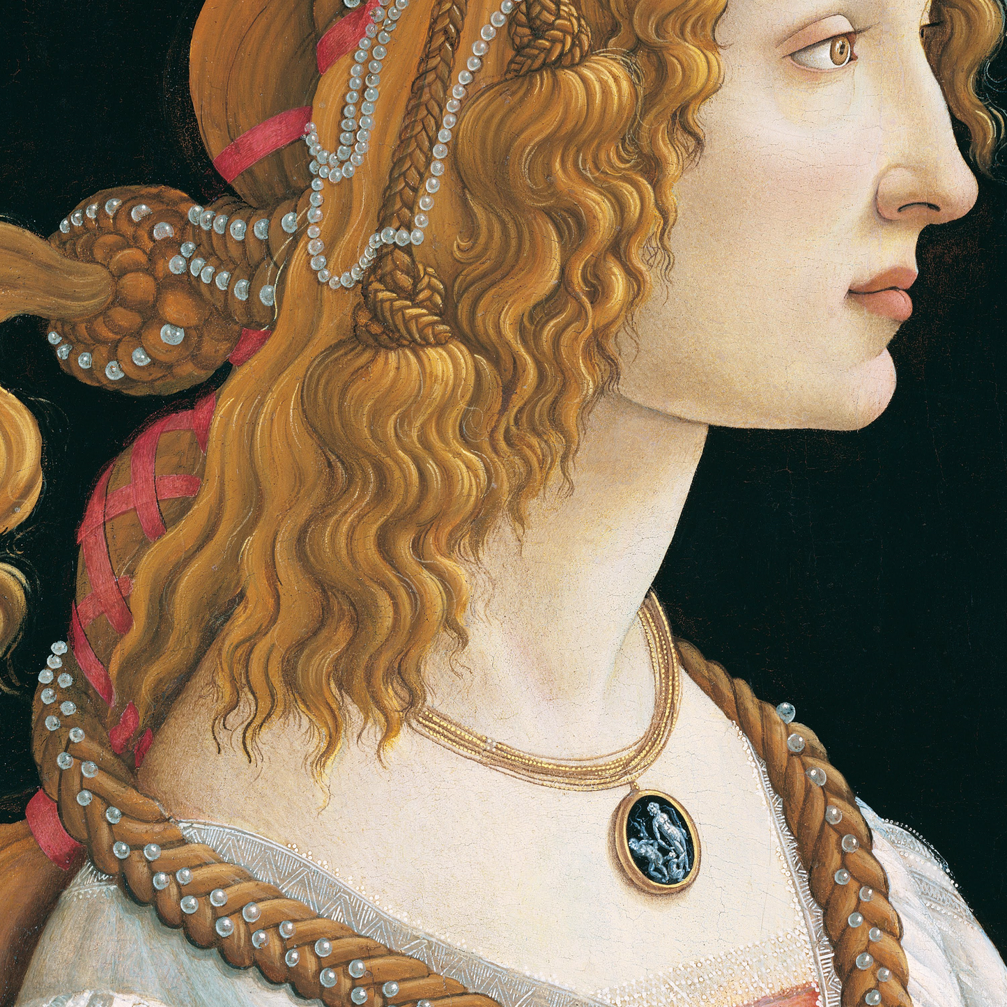 Sandro Botticelli's Idealized Portrait Lady