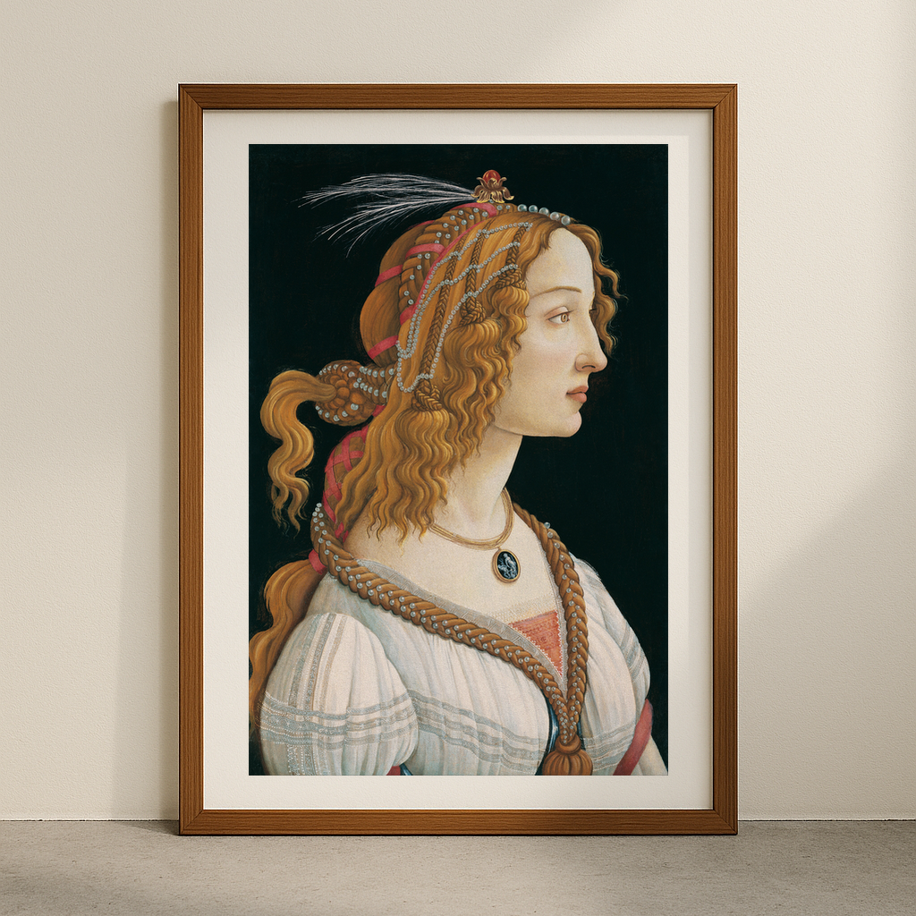 Sandro Botticelli's Idealized Portrait Lady