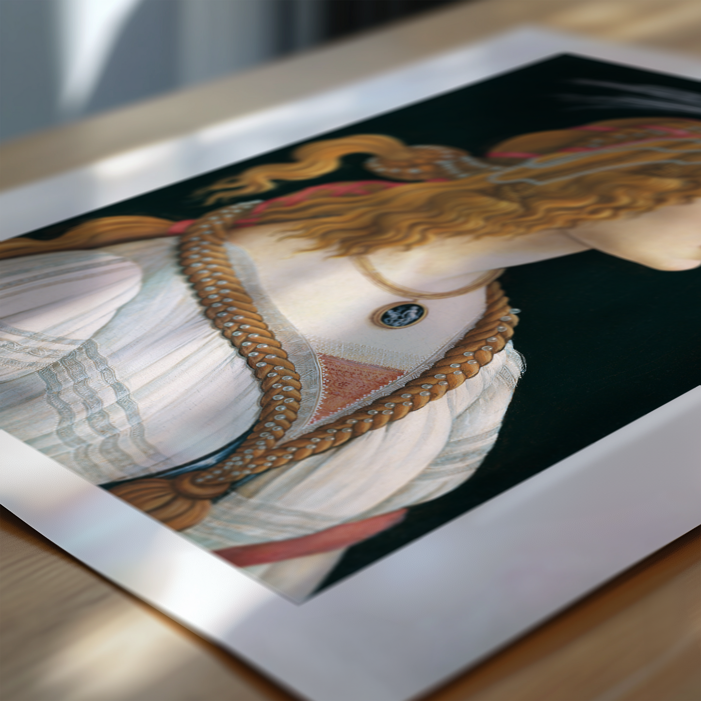 Sandro Botticelli's Idealized Portrait Lady