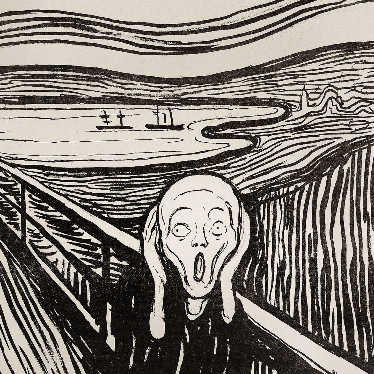 Scream (1895) Edvard Munch. Original