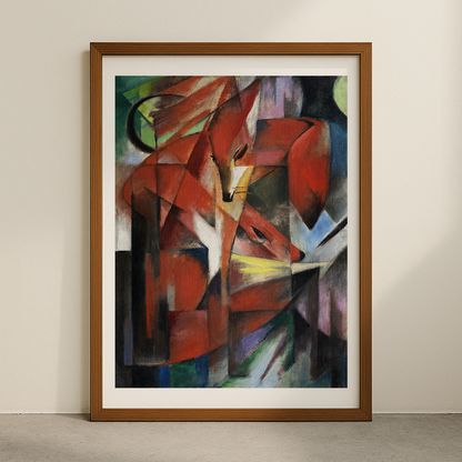 Franz Marc's Foxes (1913) famous