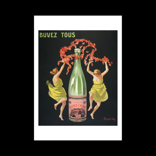 Drink all Evian-Cachat (ca.1912) print
