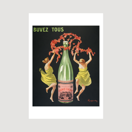 Drink all Evian-Cachat (ca.1912) print