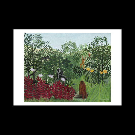 Tropical Forest with Monkeys