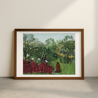 Tropical Forest with Monkeys
