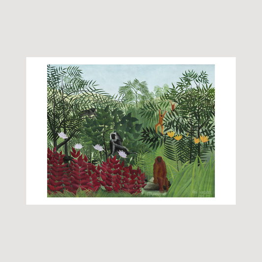 Tropical Forest with Monkeys