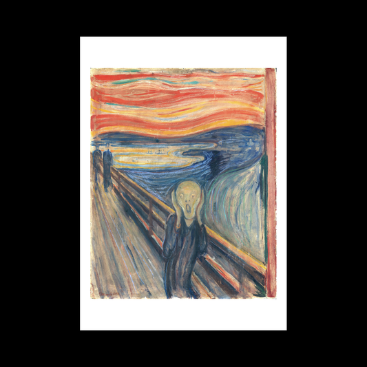 Edvard Munch's famous paintings. Original