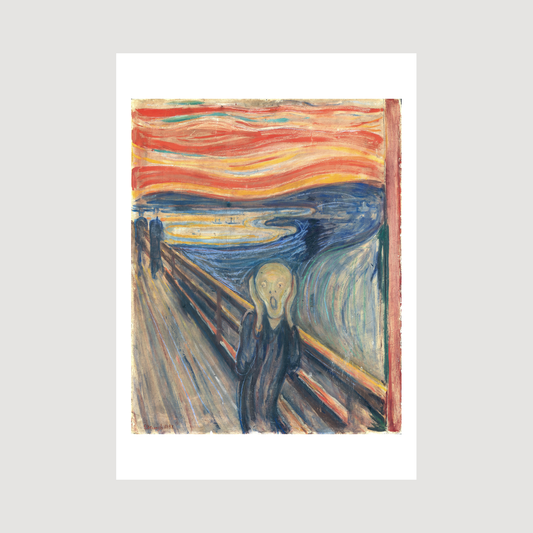 Edvard Munch's famous paintings. Original