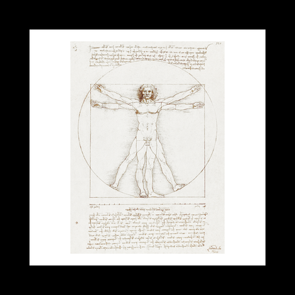 Vitruvian Man (1492)
