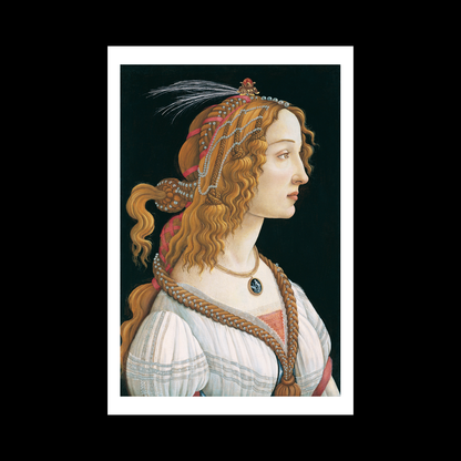 Sandro Botticelli's Idealized Portrait Lady