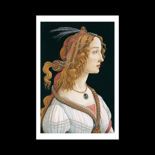Sandro Botticelli's Idealized Portrait Lady