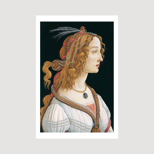 Sandro Botticelli's Idealized Portrait Lady